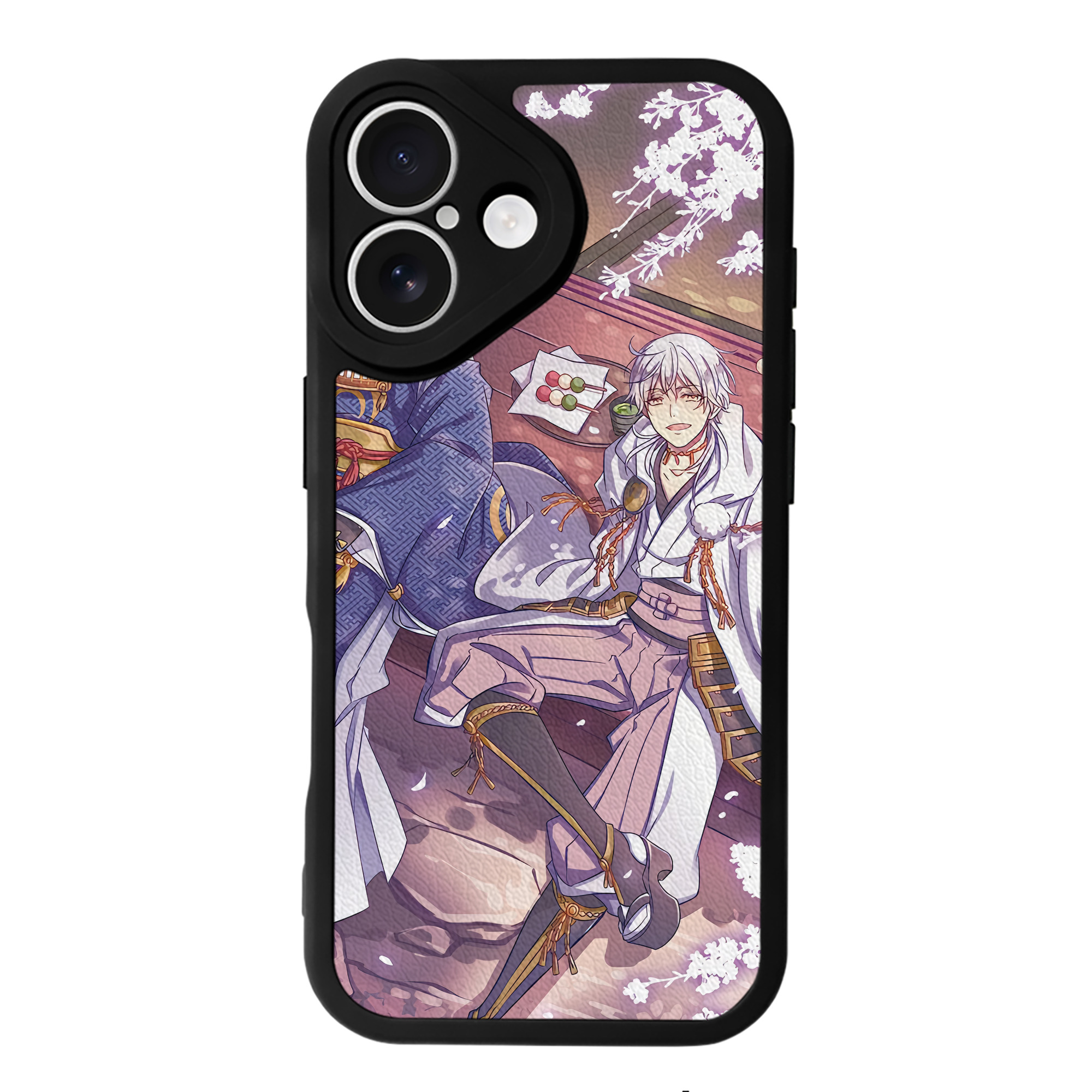 （画像用） 刀剣乱舞 Touken Ranbu 【iPhone 16シリーズ対応】シリコンスマホケース（レザー調） 材質：シリコン